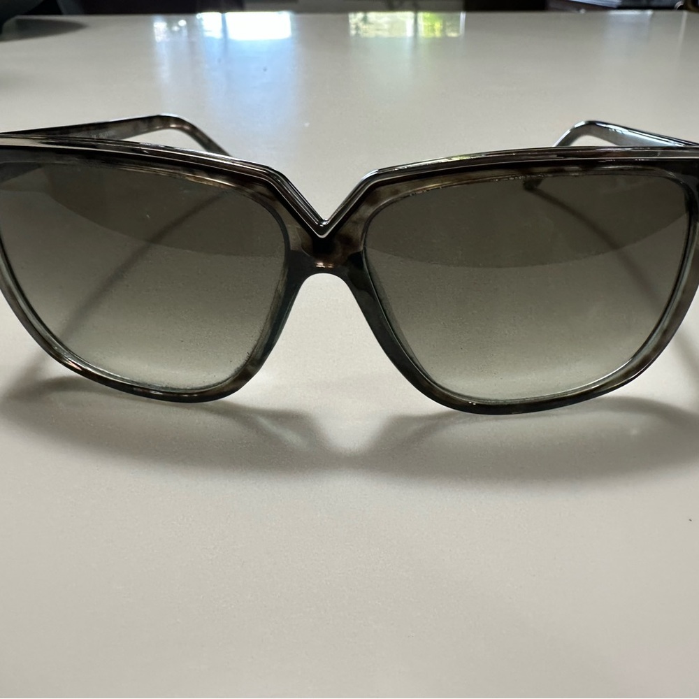 Valentino Black Oversized Square Sunglasses
